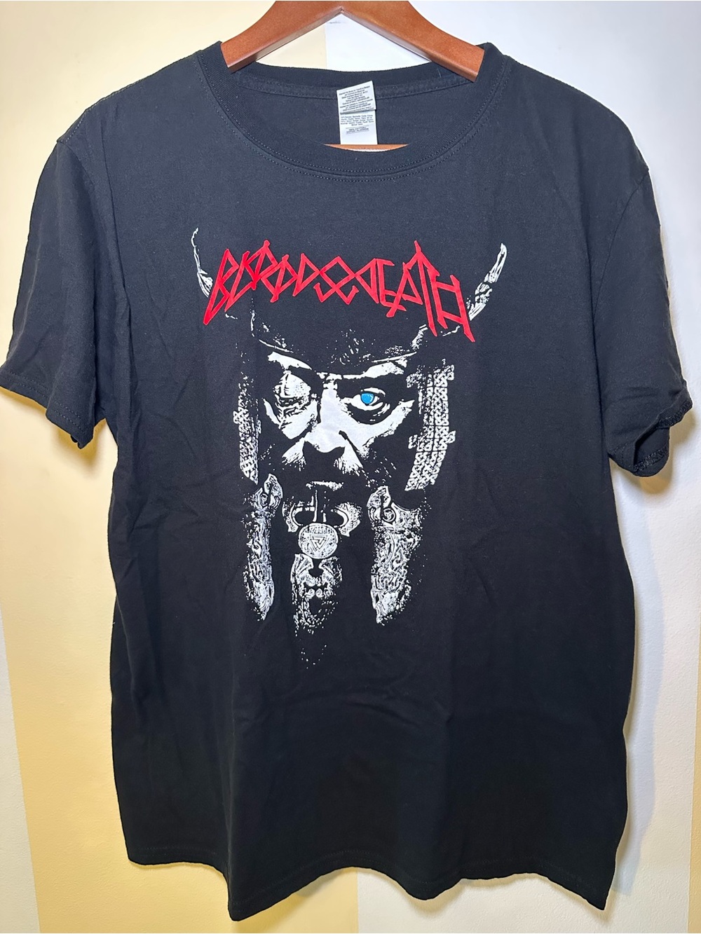 Bloodbath Death Metal Band T Shirt Mens Large L Odin Graphic Tee Black Gildan